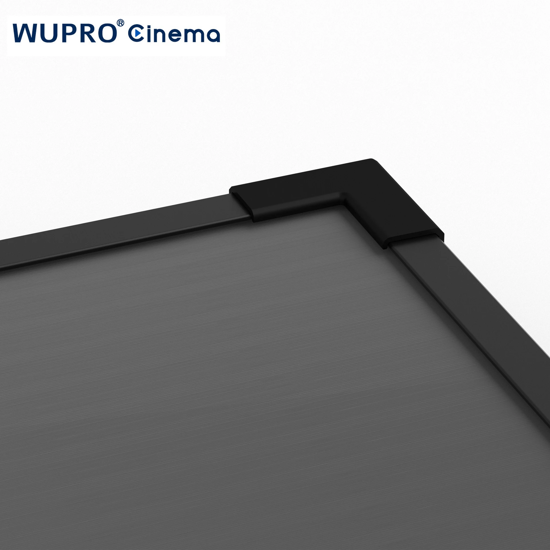 100/120/150 Inch Wupro Cinema-Level Lenticular CBSP Large Projection Screen 16:9 Wall Mounted UST Fixed Frame Projector Screen
