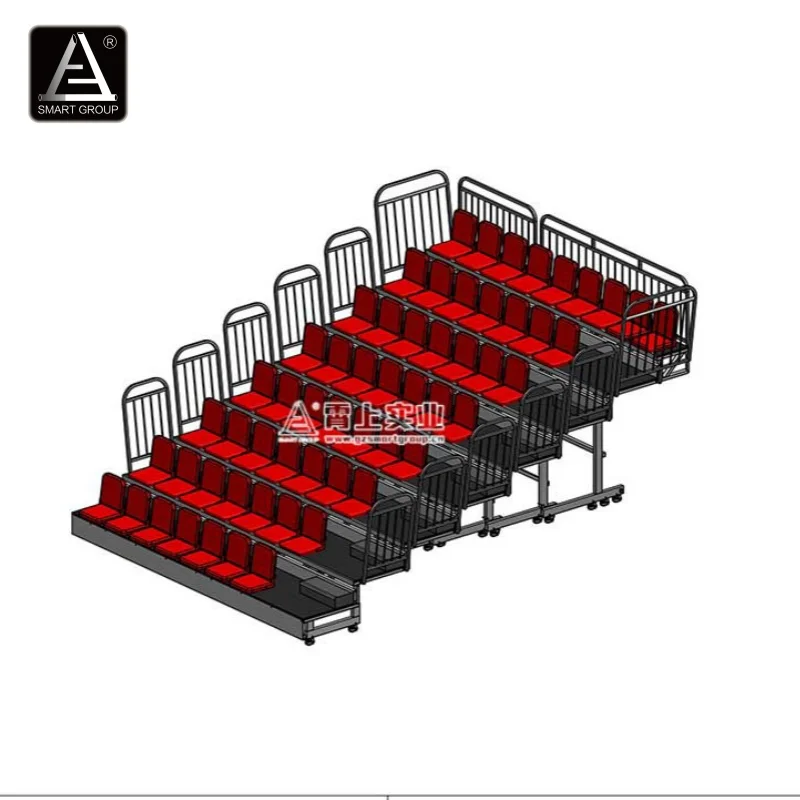 Smart Bleachers Durable Efficient Retractable Seating