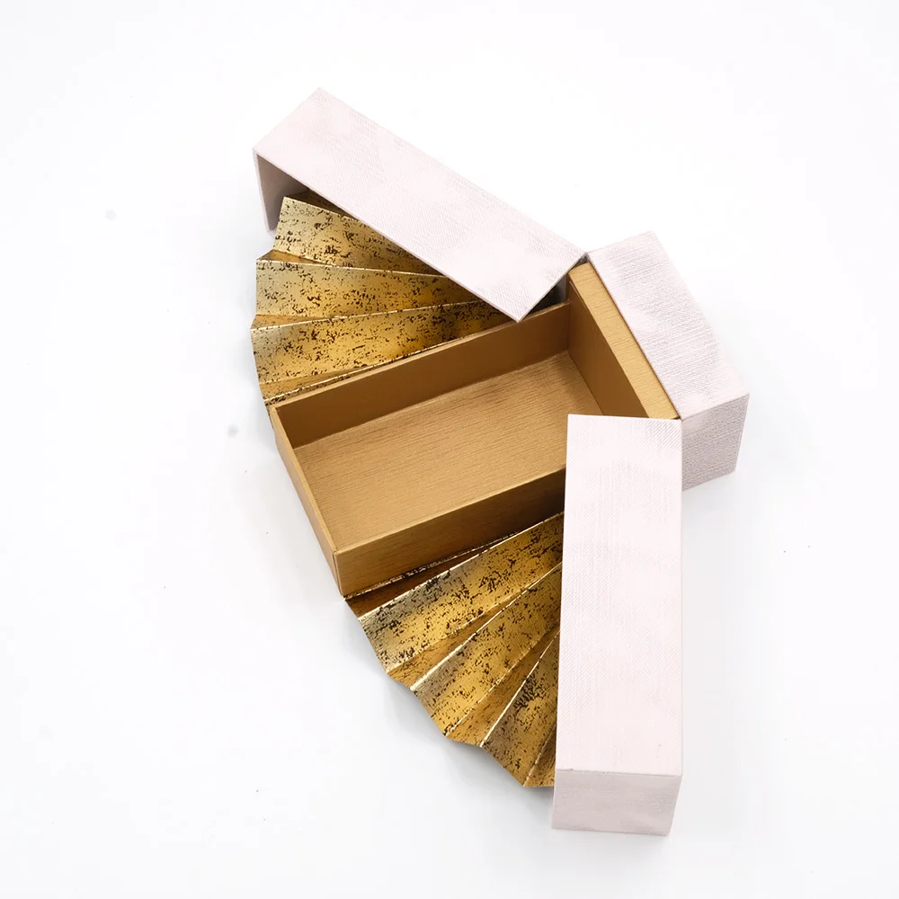 Custom Printing Leaflet Double Flap Open Gift Colonge Box With Origami Heat Transform Paper Custom Perfume Box