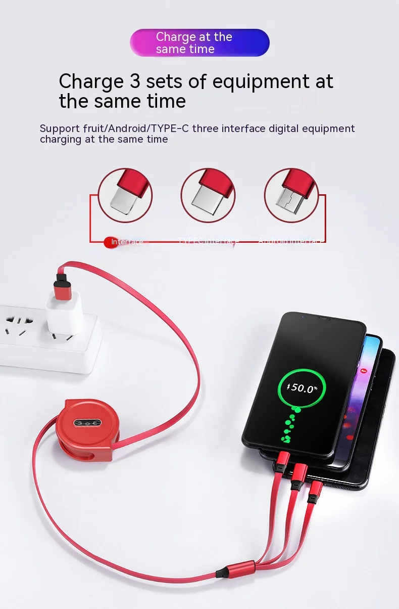 3A quick charging wire Car