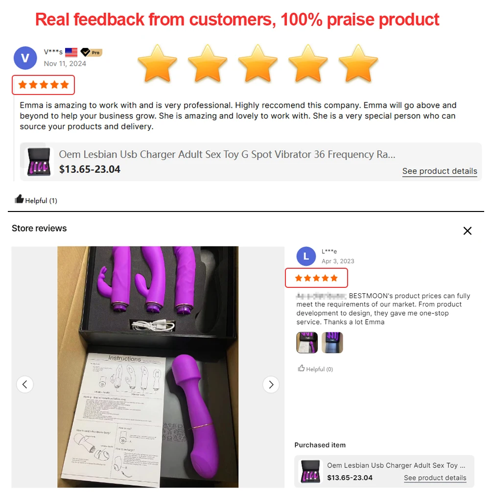 OEM Adult Sex Toy G Spot Vibrator 36 Frequency Rabbit Dildo for Women  Lesbian USB Charger Vibrators Product Category