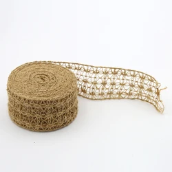 Оптовая продажа декоративная Рождественская джутовая Проводная