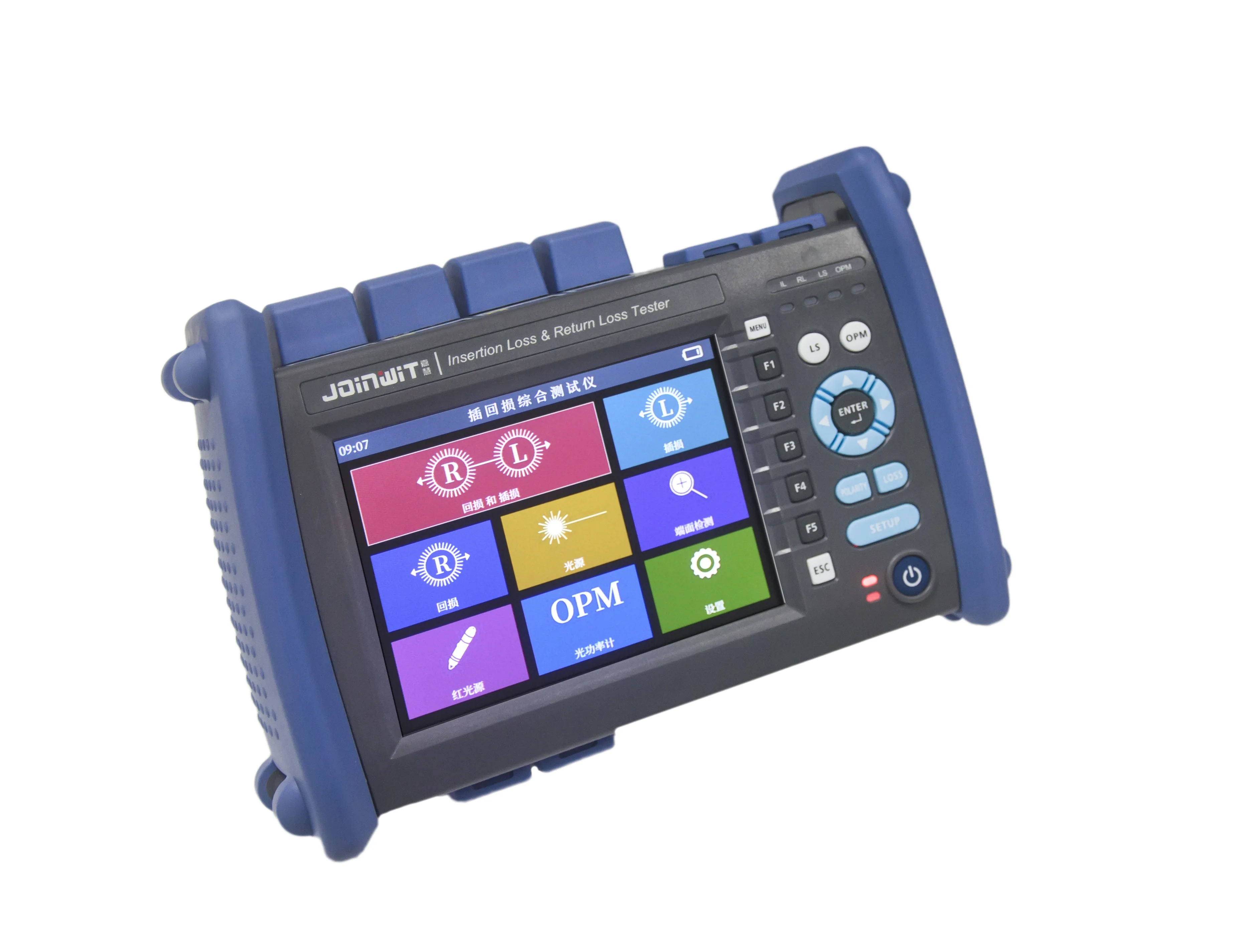 Fiber Optic Insertion Loss And Return Loss Multifunction Integrated