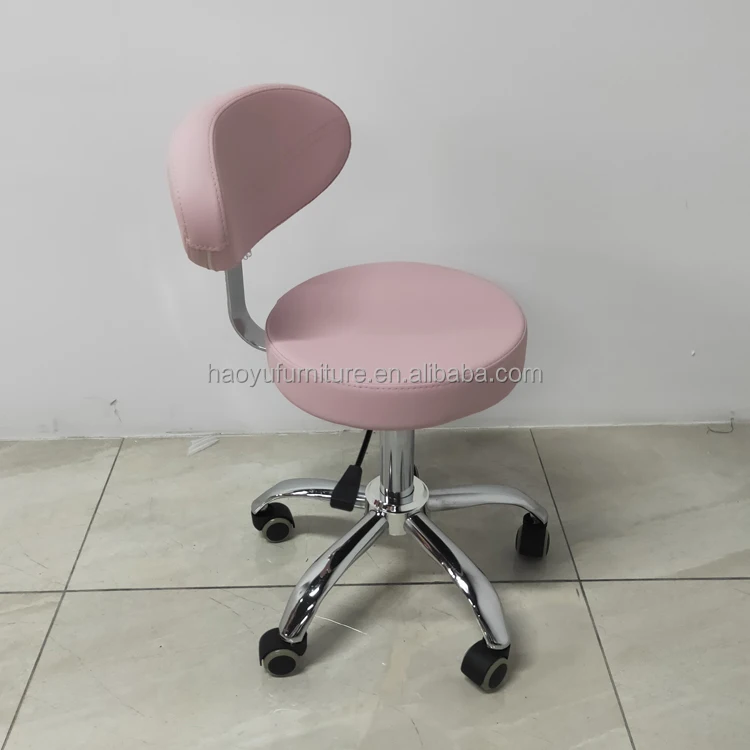 pink Color Technician Chair Nail Table Desk Chair for Nail Art