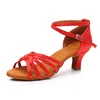 red with 5cm heel