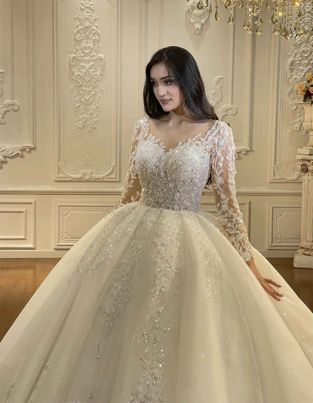 Ball Gown Sample Bridal Gowns Hot Sale Real Sample Bridal Dresses