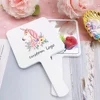 white square makeup mirror