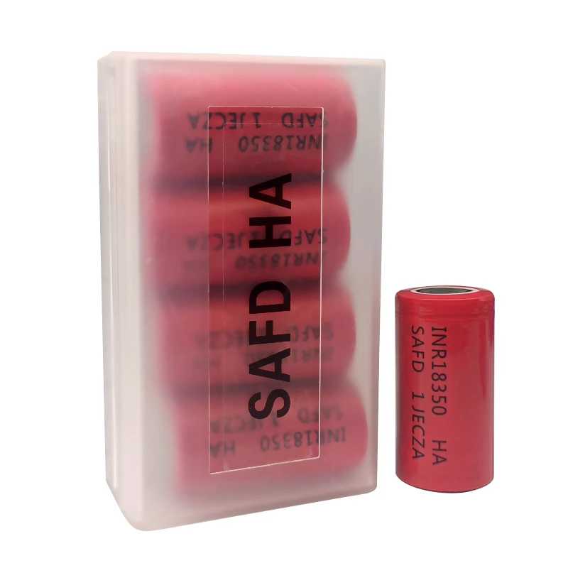 18350 1100mah 3.6v Rechargeable Lithium Ion Battery High Discharge