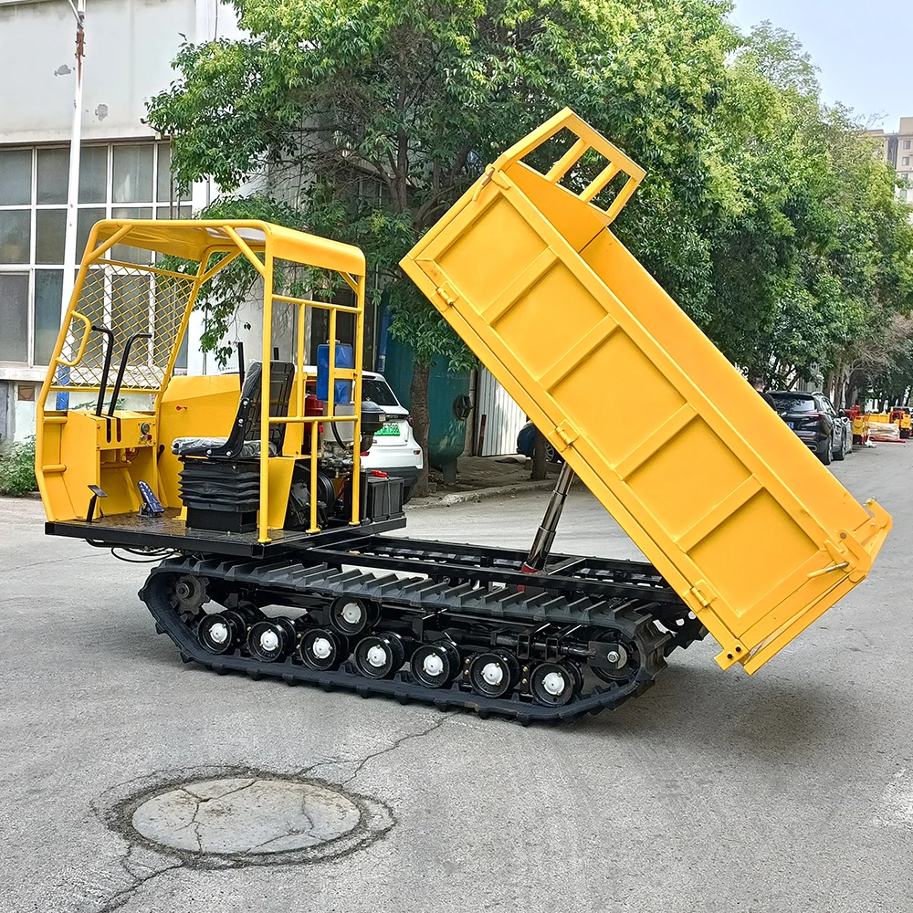 4 Tons Crawler Transporter; Climbing tiger Engineering Truck; Small Amphibious Transport Dump Truck;