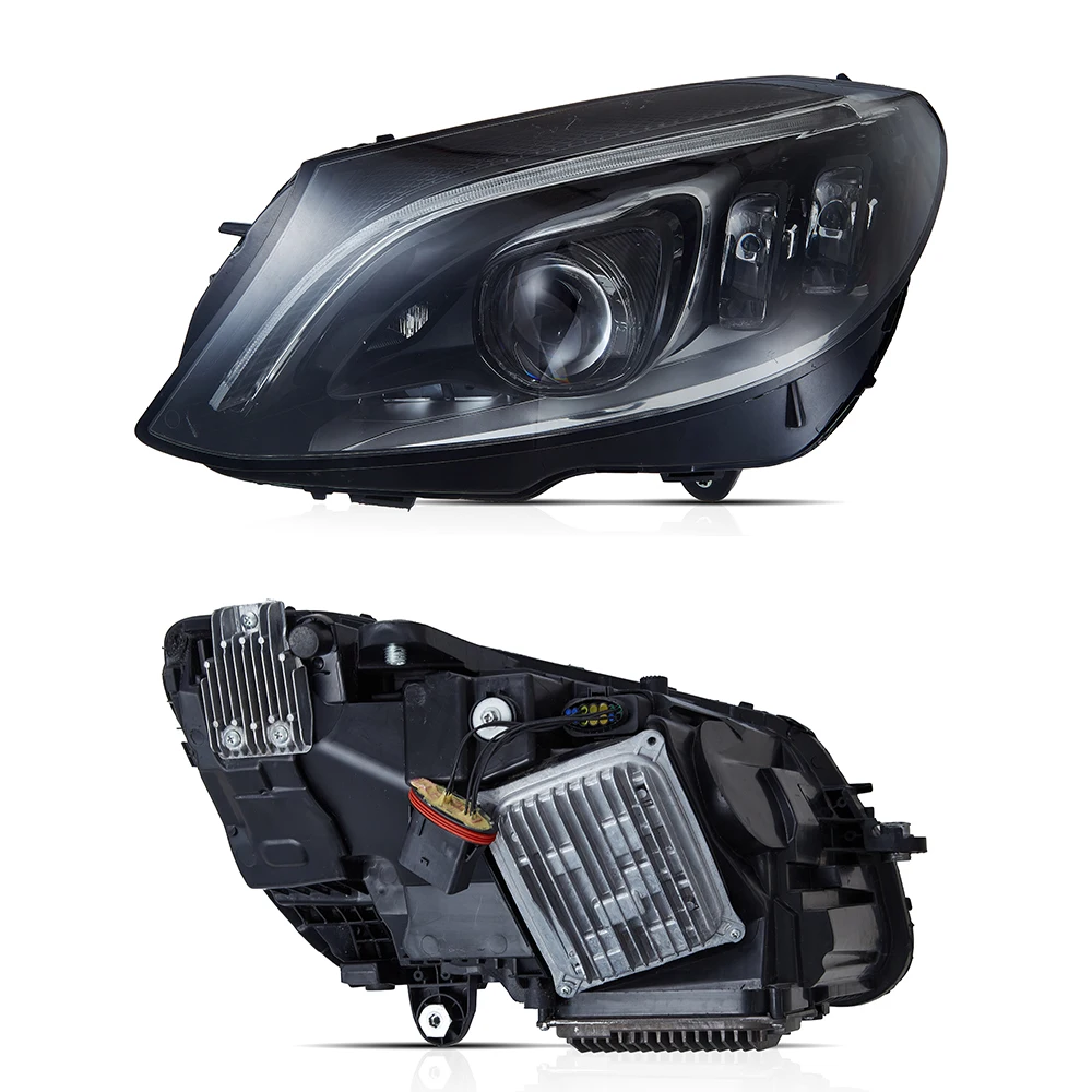 Headlight Head Light LED Headlights Low to High Version Head Lamp for Mercedes benz c Class W205 Headlamp 2015-2020