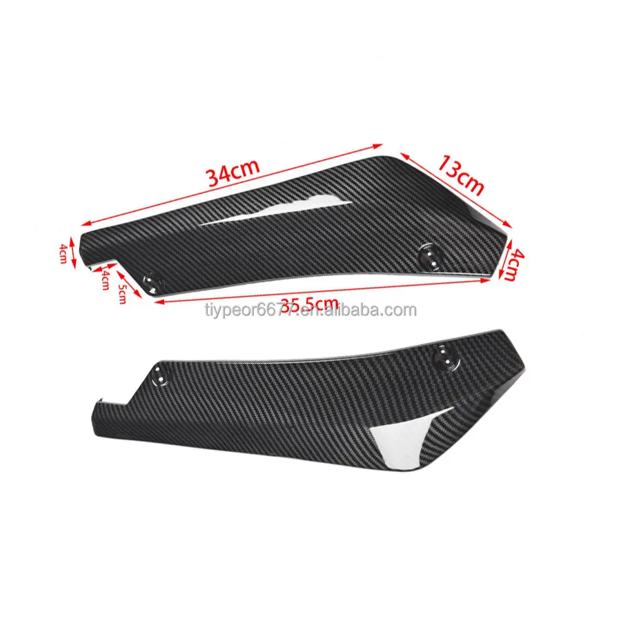 product tiypeor wholesale side skirt universal rear corner custom cheap top cover side skirt 2pcs 355cm long bumper bodt kit-3