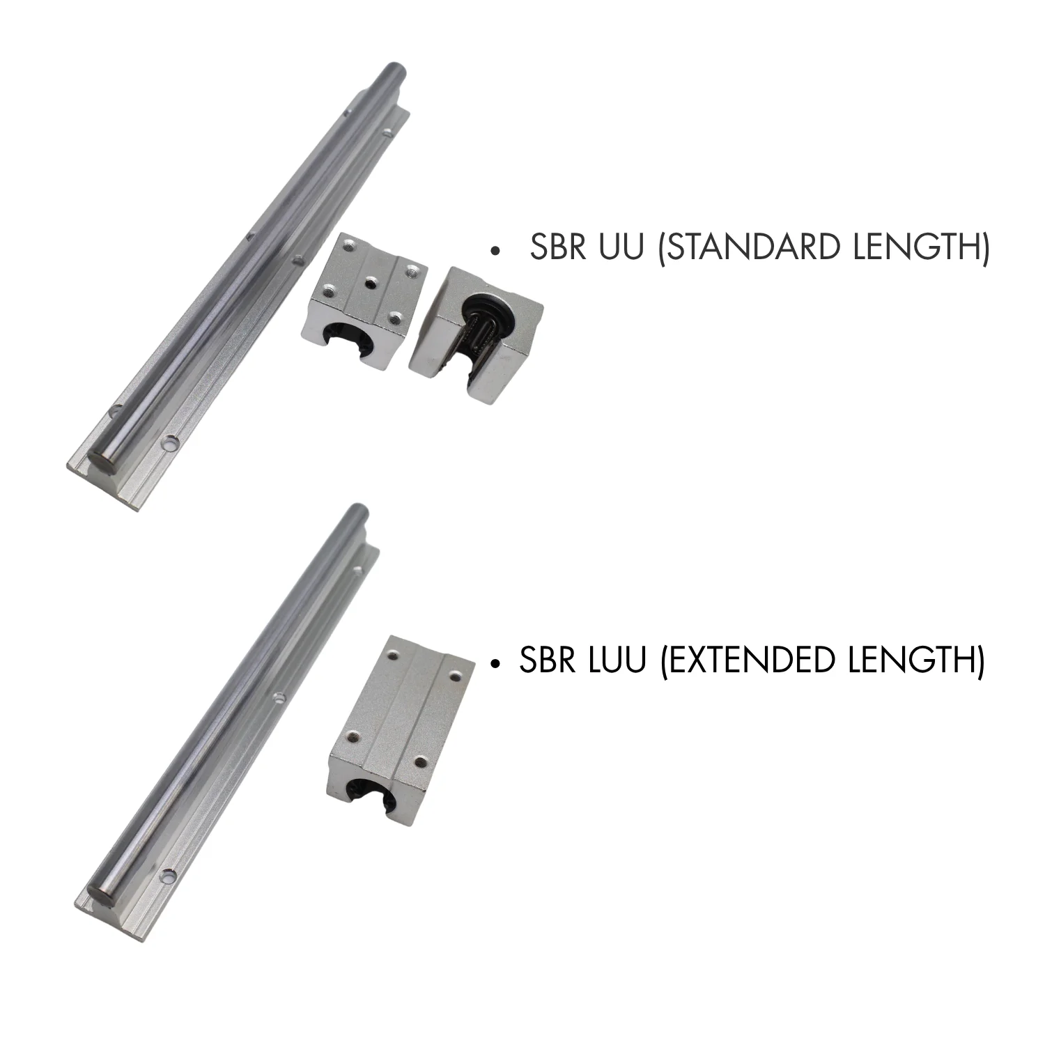 SBR Linear Guide Cylindrical Guide Rail Heavy Duty Linear Guide Rail ...