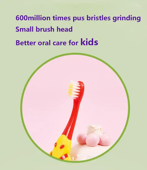 OEM OEM Best Sanxiao Smiclean 3 6 Years Plus Soft Bristles Kids Toothbrush with Toy