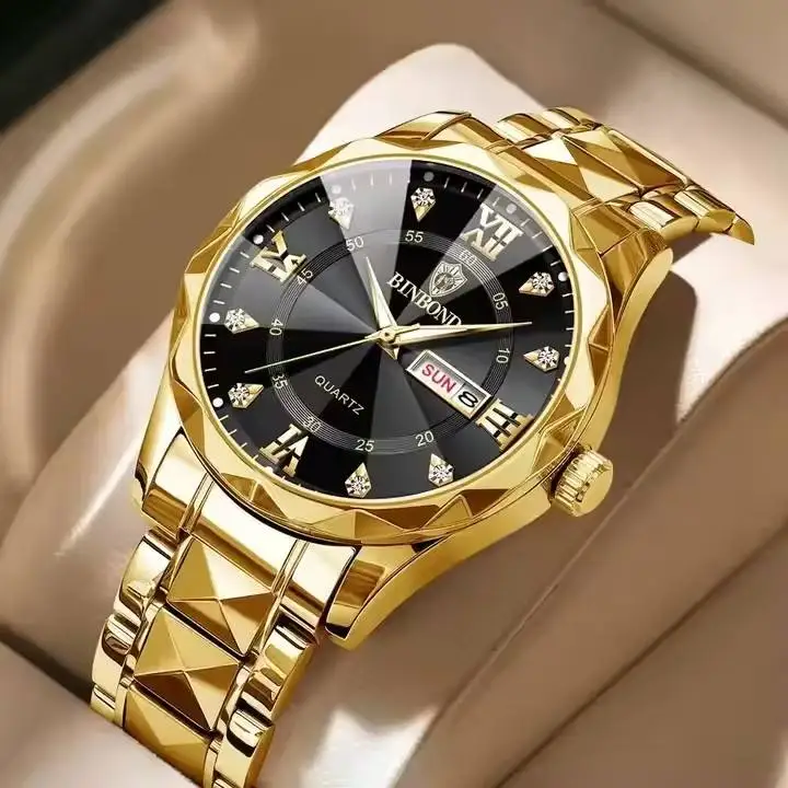 Binbond 2521 B2521 Model Luxury Sport Business Retro Korean Style Quartz Wristwatch Simp aperçu 2