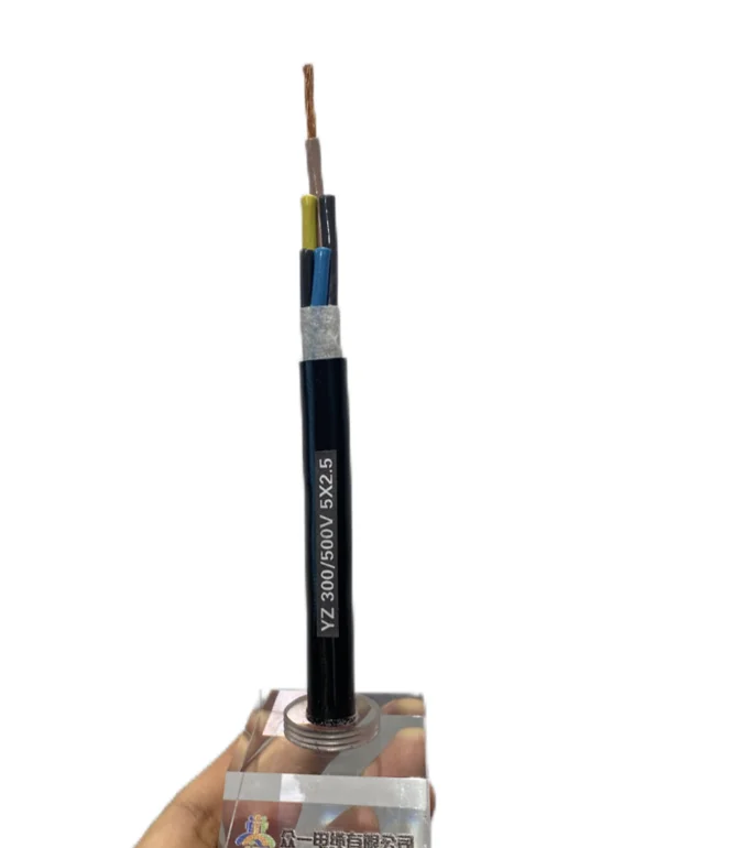 YZ rubber flexible cable rubber sheath cable High and low temperature resistance