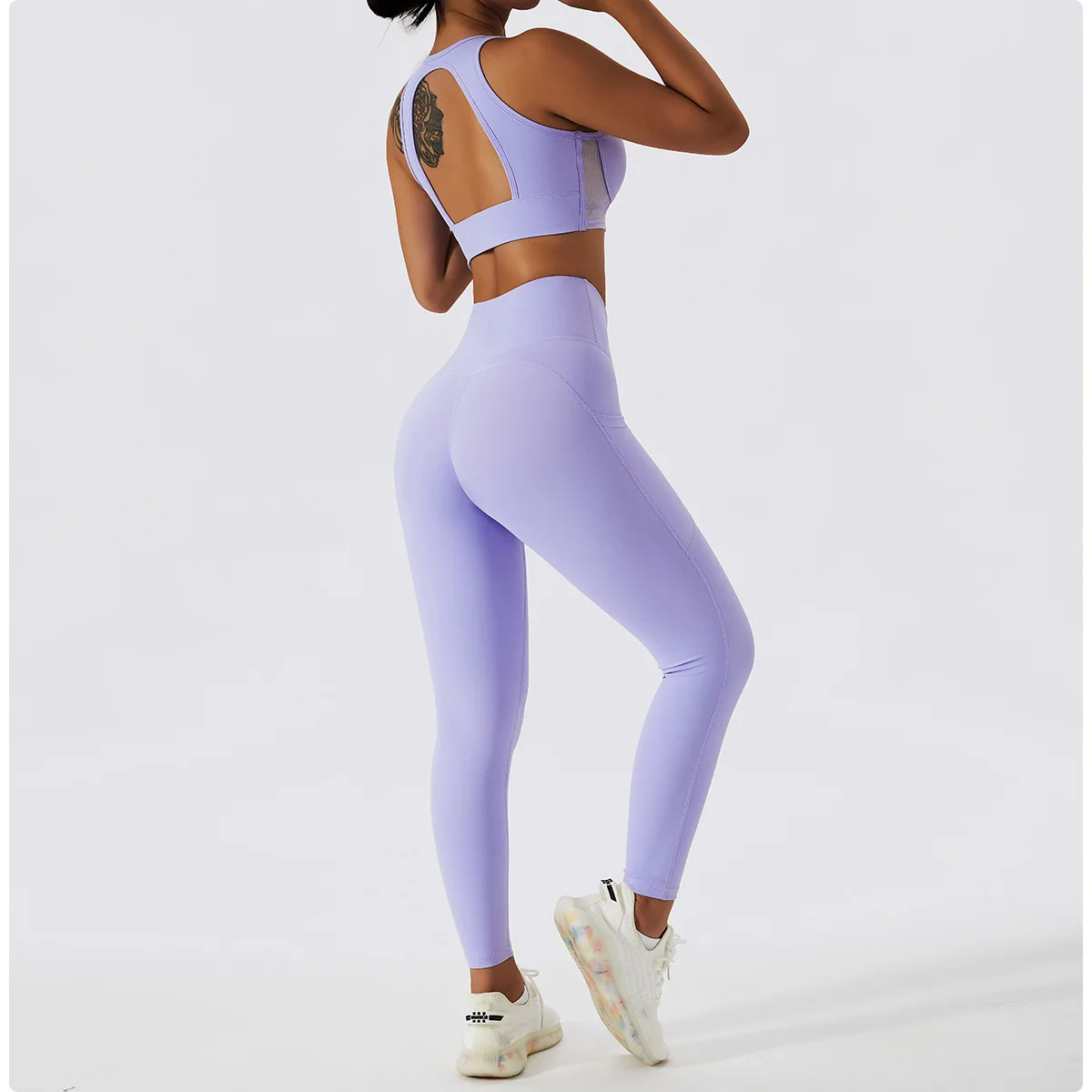 Running Nude Feel Quick-drying Fitness Pants Breathable Outer Wear Tight