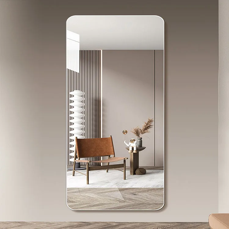 Factory Supply Frameless Rectangular Full Length Large Long Hang Wall Decorative Wall Mirror Espejo