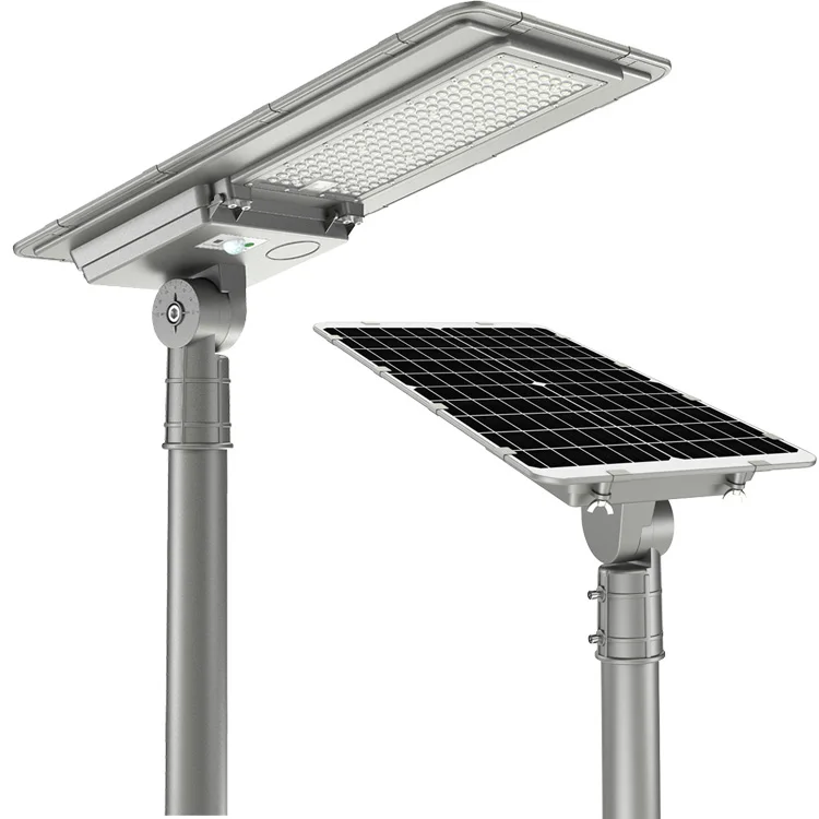 Cost effective 35w solar street lights lifepo4 battery 180 led all in one solar street lights for road lighting