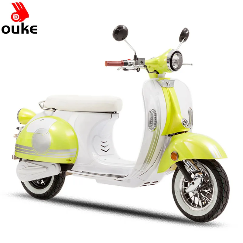 Retro Electric Scooter Style with Double Removable Battery 1500w