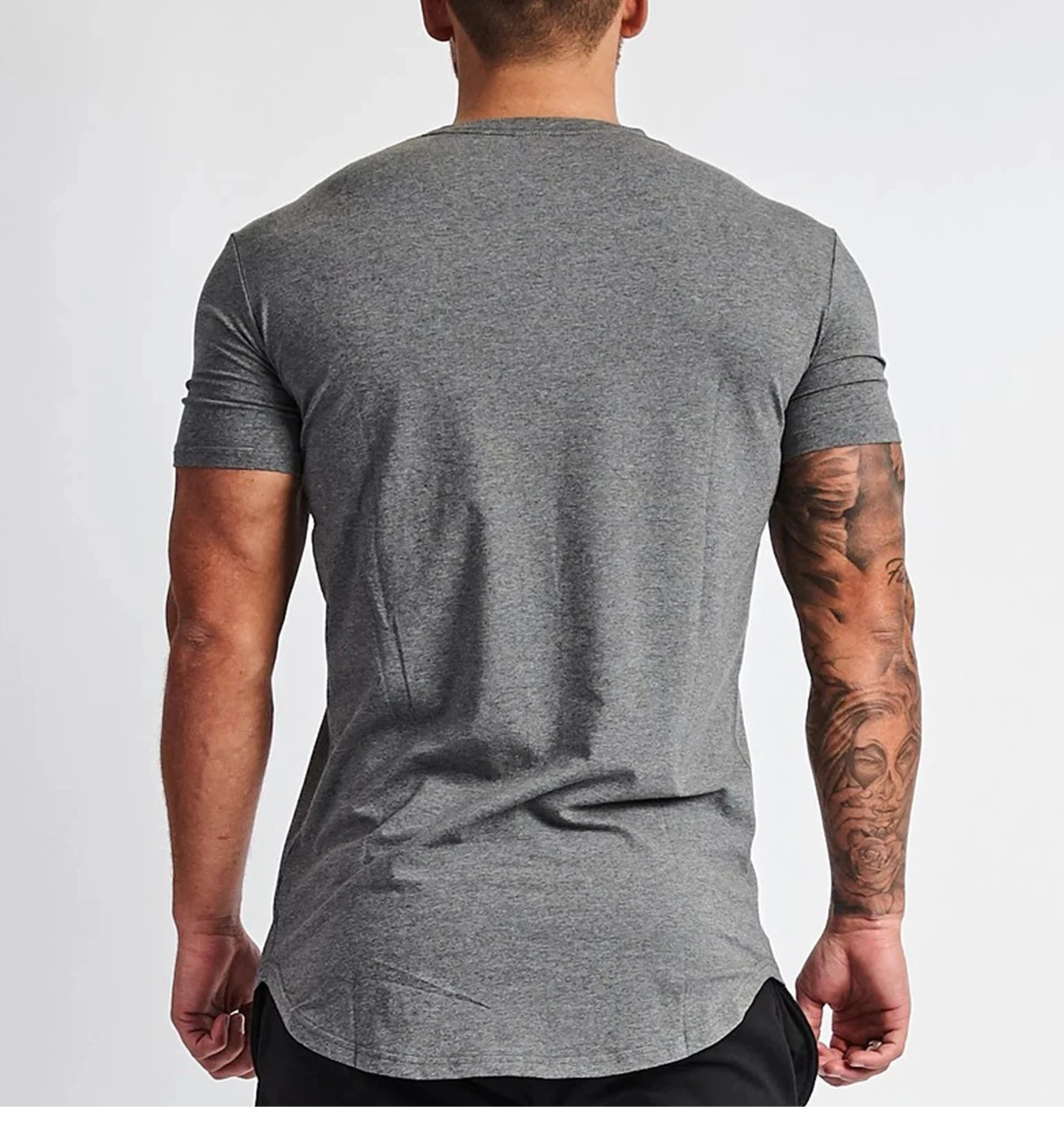 Vandq Muscle Mens Shortsleeve T Shirts Workout Casual Sports Running ...