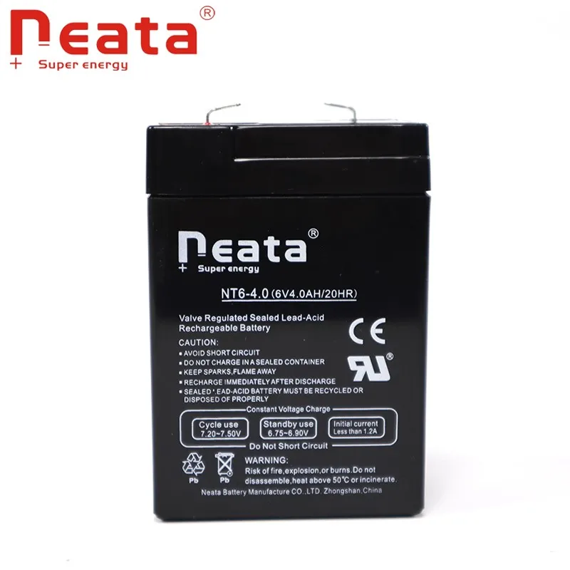 Rechargeable 6v 4ah Battery 6 Volt 4Amp sealed Lead Acid SLA Deep Cycle Gel Solar Battery Free Maintenance Betari