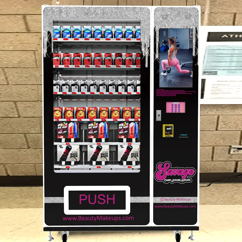Electronic Touch Screen Clothes Vending Machine Automatic Clothing Vending Machine with Advertising Screen