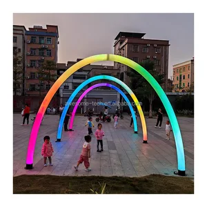 Curved Arch Lights with Acrylic Base for Christmas Landscape Wedding Home Decorations
