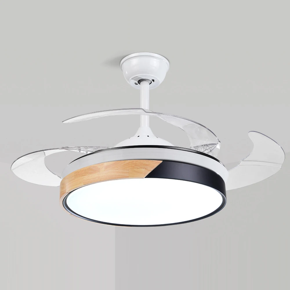 1stshine оптовая продажа Настройка 220V скрытый лопасть потолочный вентилятор с люстрой освещение