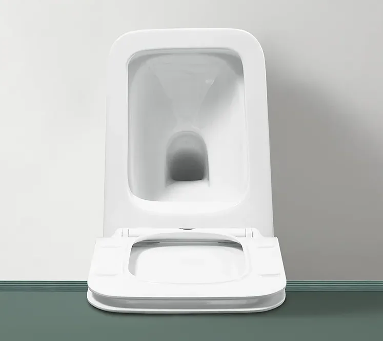 Hotel apartment one-piece toilet wall hanging wall rendering ceramic sanitary ware toilet bowl supplier