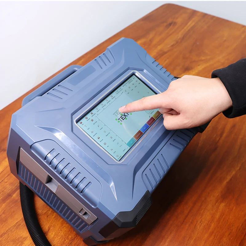 Cheap Low Price Mini Handheld 20W Car Tire Barcode Printing Fiber Laser Marking Machine