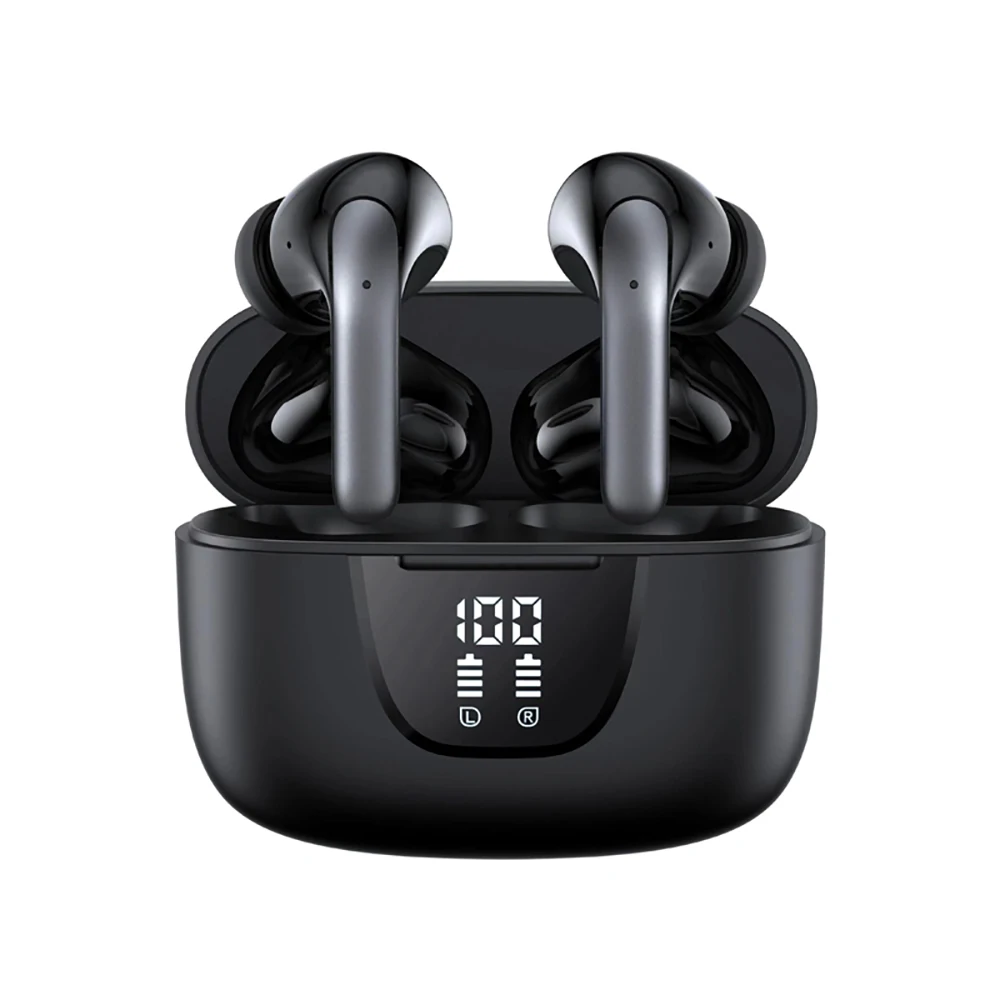 Active Noise Cancelling Wireless Earbuds with IPX-4, Bluetooth v5