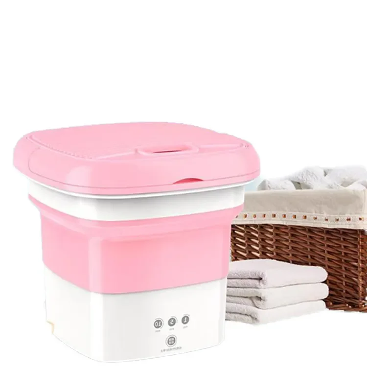 Home Bathroom Travel Ultrasonic Single Tub Foldable Mini Portable