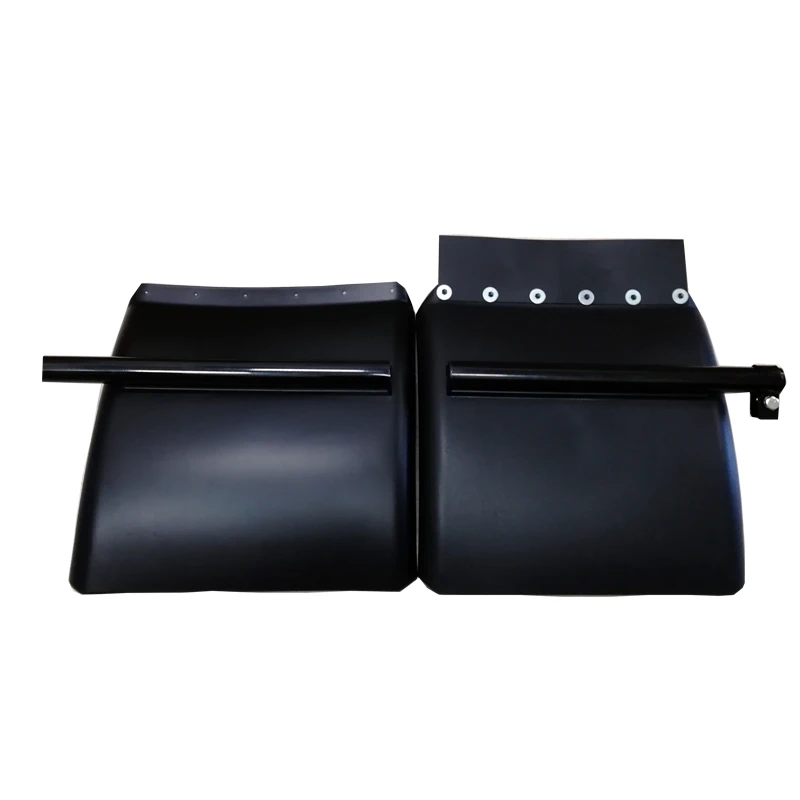 Quarter Fender Set 24x24 Black Poly – Heavy-Duty Semi Truck Fenders, 2-Piece Kit Truck Mud Flaps