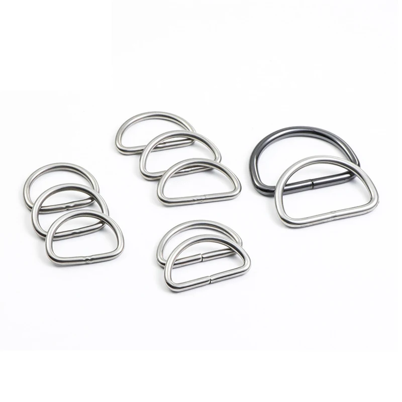 Manufacturer's Direct Sales of 25mm Silver or Black d Ring Iron 304 316 Stainless Steel