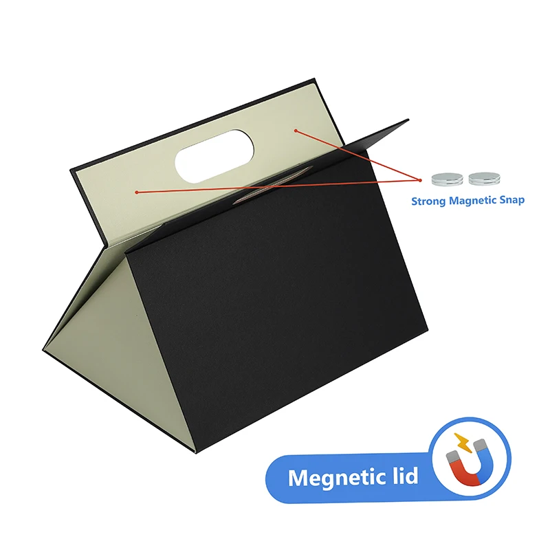 Custom Colorful Boxes With Magnetic Lid Gift Box Packaging Paper Magnet Closure Caja De Con Iman Rigid Cardboard Cosmetic Box details