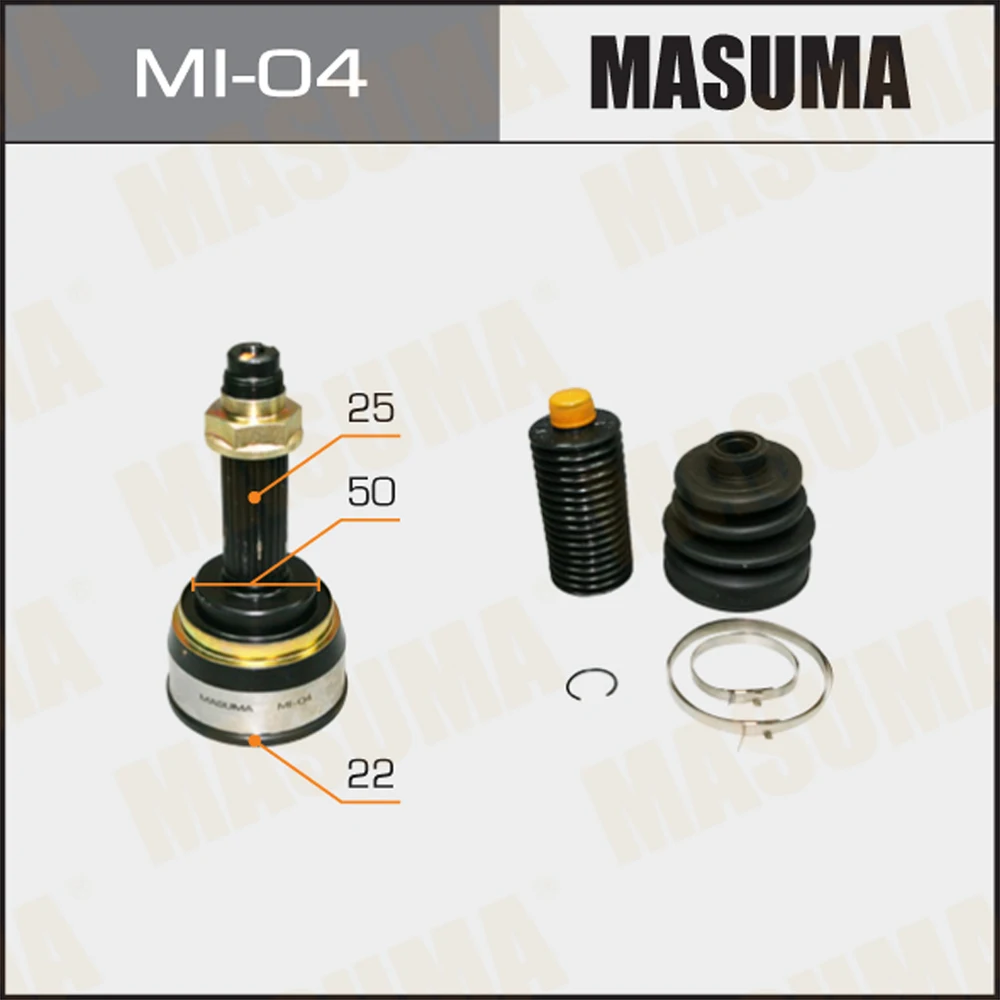 MI-04 MASUMA CV Joints - Reliable MITSUBISHI Auto Parts
