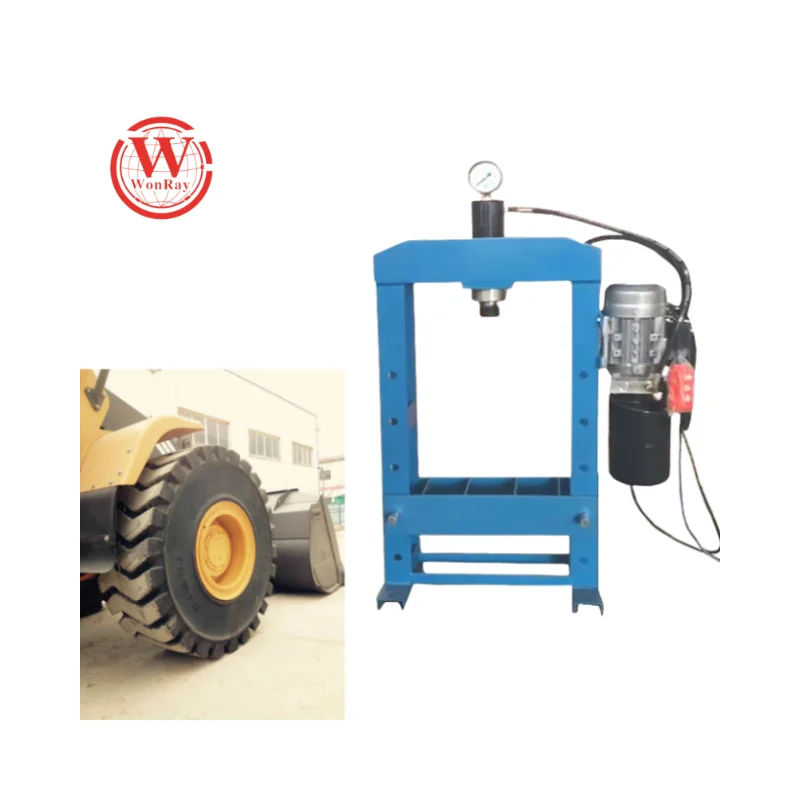 Solid Tyre Press Easy Service and Heavy Durability 160ton  Tire Press Heavy Duty Design Hydraulic Press Machine