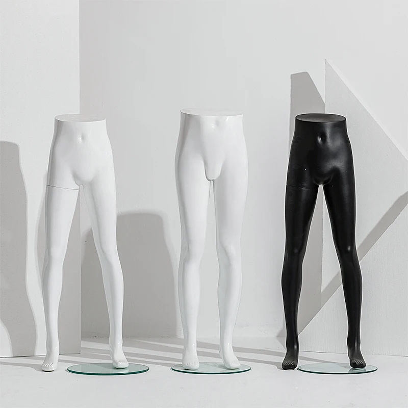 Men And Women Lower Body Plastic Mannequin Display Half Body Leg