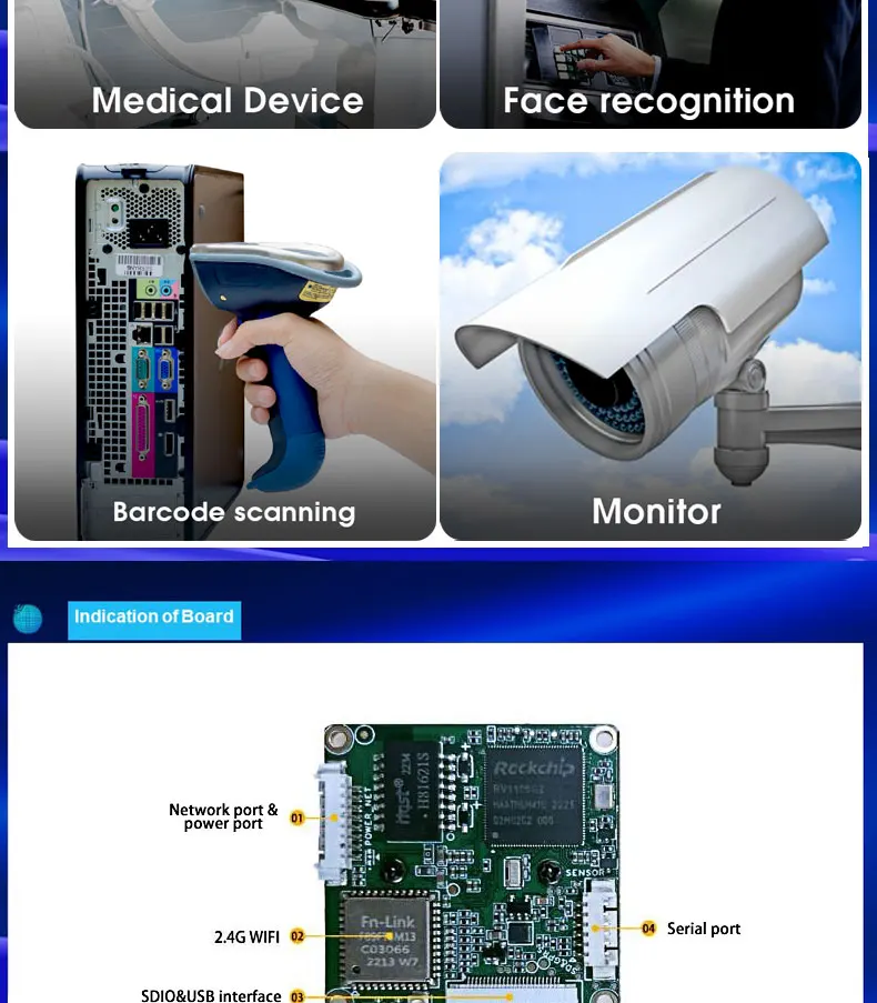 Rv1106 Global Ip Camera Module Mipi Cs 5mp cam Module With Low