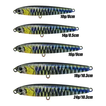 10g~24g High Quality ABS Material Pencil Lure Wholesale Seawater Sinking Lure for Zander for River Fishing – Pencil – view 5