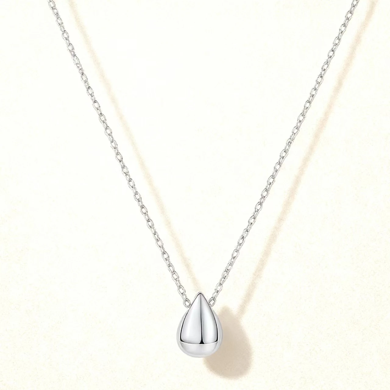Elegant Water Drop Stainless Steel Necklace