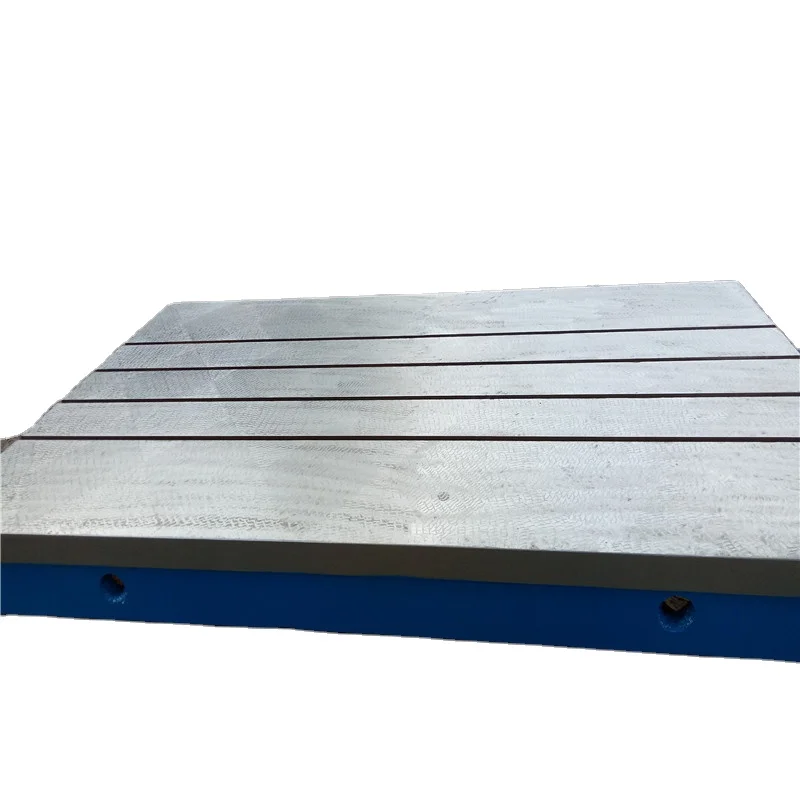 CNC Machine Tool Cast Iron Work Platform Inspection t Slots Worktable Surface Plate Platform