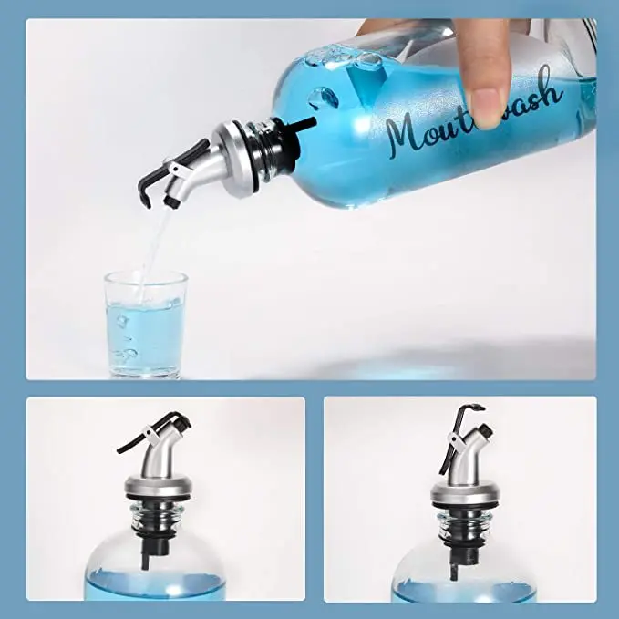 mouthwash glass bottle