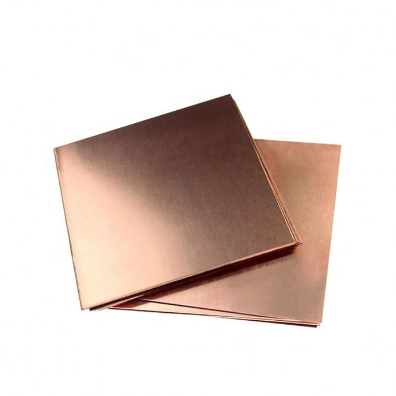 in Stock 0.5mm 0.8mm 1mm 3mm 4mm C1100 Red Pure Copper Sheet Plate
