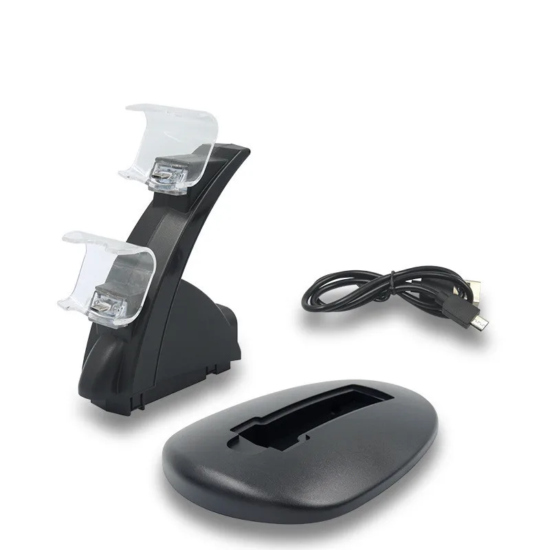 Dual USB Handle Fast Charging Dock Station 5V Output Stand Charger for Playstation 4 PS4 Controller