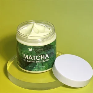 Hot Selling Drop Shipping Matcha Body Butter Low Price Whitening Moisturising Body Cream Vitamin E Lotion for Skin Care OEM