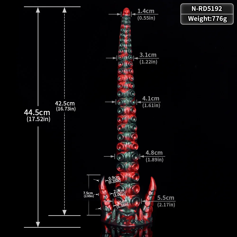 Monster Art Dildo Sex Toys Huge Extreme Long Animal Dildo Big Dog 