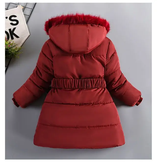 Lzh Children's Outerwear Toddler Girl Coats Kids Winter Clothing Baby Girls Hooded Jackets Buy