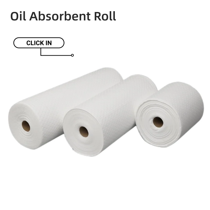 Eco-friendly Medium Weight Oil Absorbent Pads Oil Spill Control