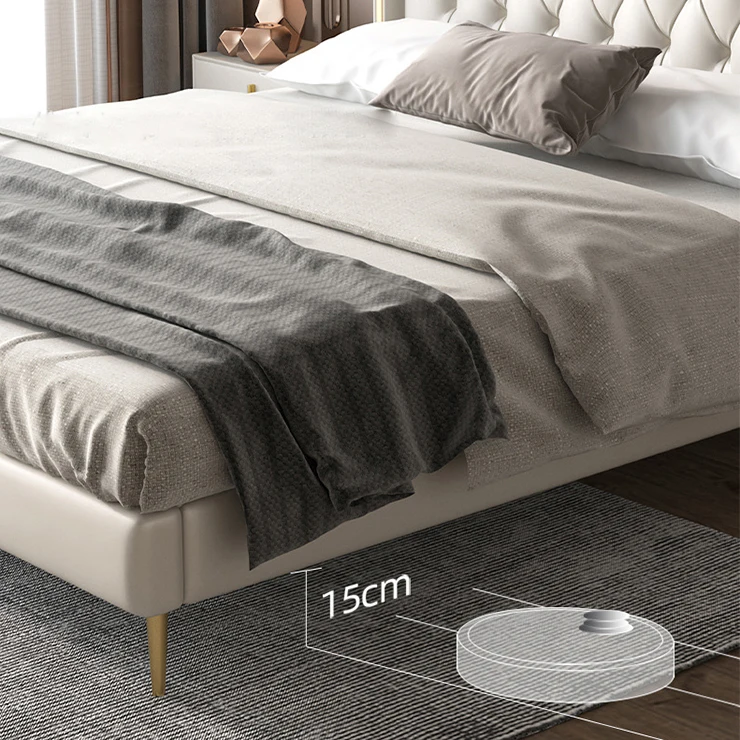 Luxury Furniture Bedroom Hotel Bed Set King Size Bed Frame With Headboard